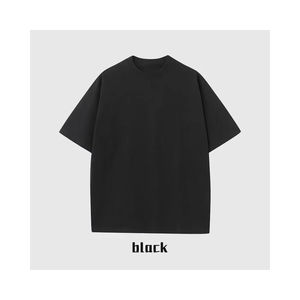 Camiseta Informal de Algodón 100% Lavada al Ácido Estilo Vintage para Hombre, Talla Grande, Hombros Caídos, Cuello Redondo, Transpirable, Secado Rápido, Tetterberry - Product Image 6