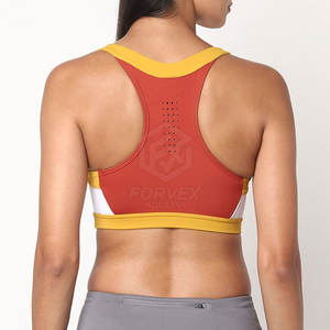 Soutien-gorge de sport pour femmes respirant, à prix avantageux, à séchage rapide, en gros, soutien moyen, sans couture, design personnalisé, simple, nouveau stock - Product Image 2
