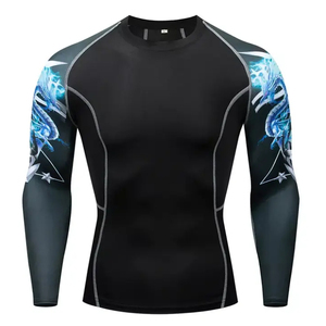 Trajes de Manga Corta de Alta Calidad para Hombre, Camiseta Deportiva de Manga Larga para Hombre - Product Image 1