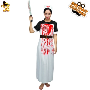 <span class=keywords><strong>Costume</strong></span> de zombie à tête triangulaire d'<span class=keywords><strong>infirmière</strong></span> de la colline silencieuse ensanglantée d'Halloween pour femmes - Product Image 5
