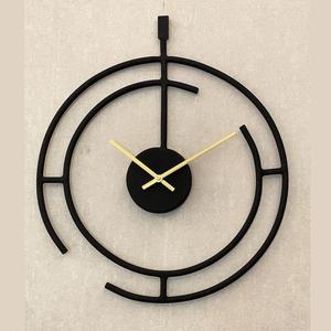 Wholesale Premium Black & Gold Metal <b>Wall</b> <b>Clock</b>, Luxury Decorative Quartz <b>Clock</b> for Living Room, <b>Bedroom</b>, Hallway & Wedding Gift - Product Image 6