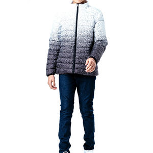 Chaqueta acolchada de invierno para hombre personalizada más vendida, recién llegada, soporte de calle alta, cierre de cremallera, tela de lona cálida para invierno - Product Image 1