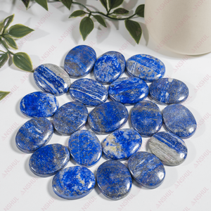 Wholesale High Quality Lapis Lazuli Polished Flat Stones for Meditation Decoration Gifts - Product Image 1