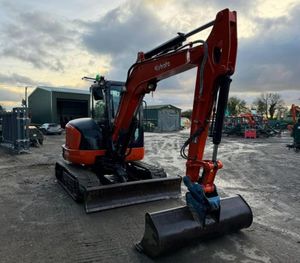 รถขุดตีนตะขาบสำหรับ Kubota U55-4 5.5ตันหางเป็นศูนย์ V2607สำหรับสถานที่ก่อสร้างเครื่องยนต์ดีเซลสำหรับ Kubota - Product Image 6