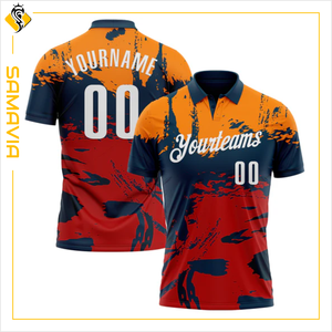 Maillots de bowling imprimés personnalisés pour hommes | Fabricant de polo personnalisé - Product Image 1