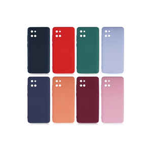 Coque de protection mate premium Netzy pour Samsung Galaxy A81 Note 10 Lite, étui en silicone liquide, TPU souple, compatible A34 A24 - Product Image 4