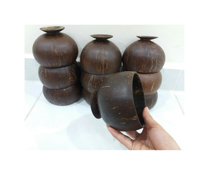 ชามกะลามะพร้าวแกะสลักเป็นมิตรกับสิ่งแวดล้อมชามไม้ไผ่ทำด้วยมือ - Product Image 3