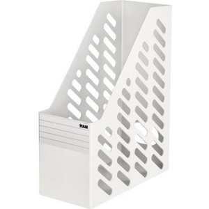 HAN KLASSIK XXL - Bandeja de Archivo Vertical de Poliestireno Blanco, 11.5 x 31.5 x 24.6 cm, para DIN A4 y DIN C4, Material HAN - Product Image 1