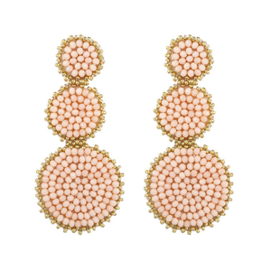 Boucles d'oreilles en perles faites à la main de qualité supérieure pour femmes bijoux de mode disponibles au prix de gros pour l'exportation - Product Image 4