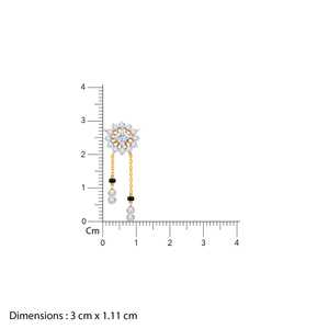 Luxury Fine <b>Jewelry</b> <b>Set</b> <b>Gold</b> Triparna Lab Grown Diamond Mangalsutra Ideal for Bridal Festival Wedding and Special Occasions - Product Image 3