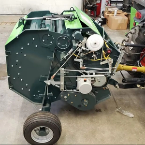 Presse à foin de paille ronde à prix compétitif Mini presse à foin ronde avec approbation CE à des prix modérés Expédition dans le monde entier - Product Image 2