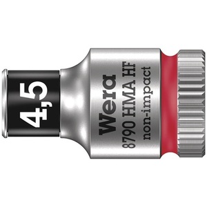 WERA 8790 HMA HF Inserto de llave de vaso de 6 puntas de 1/4 pulg. Ancho de llave de 4,5 mm Longitud de 23 mm - Product Image 1