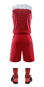 Uniforme de basket-ball de haute qualité pour hommes, impression par sublimation, léger et très demandé, vente en gros - Product Image 6