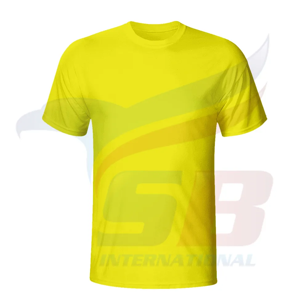 Customized Embroidered Personalized With Logo T-Shirt Sublimation T-shirts 100% Polyester Quick Dry