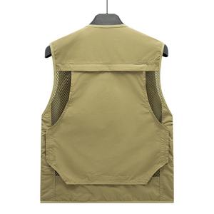 Chaleco Deportivo para Hombre, Estilo Bomber, Sin Mangas, Casual, de Lona Ecológica, Personalizable, Talla Grande, Impermeable y Transpirable, para Actividades al Aire Libre - Product Image 3