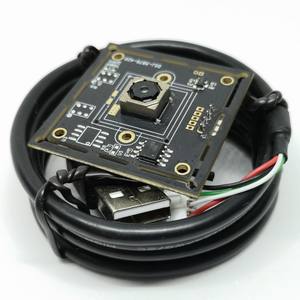 8MP CMOS IMX179USBカメラモジュール4KAF76度高解像度歪みなし、産業用ウェブカメラ用デジタルマイク付き - Product Image 1