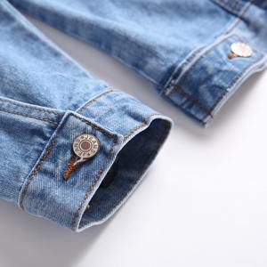 Chaqueta Vaquera Azul Claro Desgastada, Holgada y Personalizada de Alta Calidad para Hombre, Talla Grande, de Flyingkick Enterprises Wholesale - Product Image 3