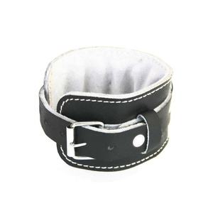 Soporte de correa de tobillo de cuero con logotipo personalizado con accesorio de hebilla segura estándar internacional para protección - Product Image 2