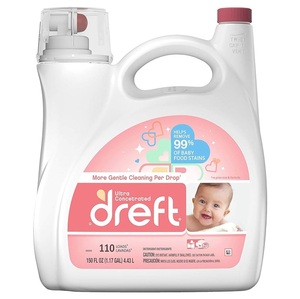 Detergente líquido para ropa de bebé ultra concentrado Dreft (125 cargas, 170 FL. Oz.) - Product Image 5