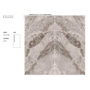 1200x2400mm carreaux de dalle de porcelaine polie ignifugée en gros aspect marbre indien haute brillance pour chambre bureau appartement - Product Image 2