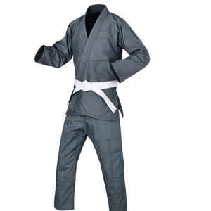 Meilleure vente Gis de formation professionnelle Kimono armure de perles Jiu Jitsu uniforme pour les arts martiaux mixtes de haute qualité gris grande taille - Product Image 2