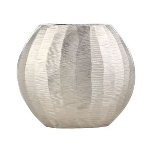 Florero moderno de aluminio de la mejor calidad, florero decorativo de metal de mesa de lujo para el hogar y el jardín, Cerámica y Vidrio DE LA India - Product Image 4