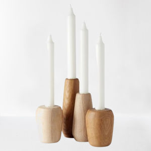 Candelabro de madera de acacia de calidad superior al por mayor, candelabro de mesa atractivo para fiestas de boda y decoración del hogar - Product Image 6