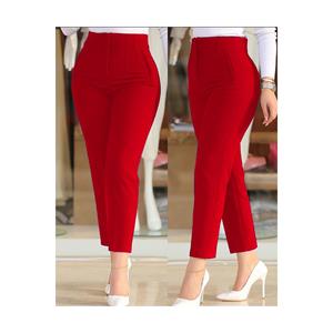 Pantaloni da ufficio con tasche a vita alta aderenti - Product Image 1