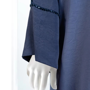 อาบายะห์ผู้หญิง ดีไซน์ล่าสุด เรียบหรู ปักลายอย่างดี คุณภาพสูง ออกแบบตามสั่ง ผ้าไหมชีฟอง 100% เป็นมิตรกับสิ่งแวดล้อม มีทุกขนาด - Product Image 6