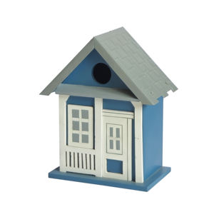 Casita para Pájaros de Metal Rústico Antiguo para Decoración de Jardín Exterior - Product Image 5