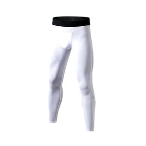 2024/45 pantalons de Yoga de haute qualité pour hommes en gros Polyester/coton tricoté Leggings moins cher Body Shaper avec bande élastique course - Product Image 6