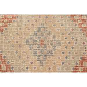 Alfombra Turca Vintage de 6.4x10 pies, Alfombra de Lana con Estampado Animal Marrón - Product Image 4