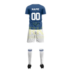 Camisetas de Fútbol Unisex con Logotipo Personalizable, Impresión por Sublimación Completa, 100% Poliéster, Secado Rápido y Transpirable para Entrenamiento - Product Image 6