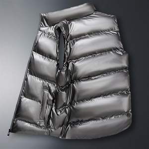 Chaleco Acolchado Personalizado para Hombre, Impermeable, Transpirable, Cálido, con Cuello Alto, Sin Mangas, Chaqueta para Exteriores, para Senderismo y Correr - Product Image 5