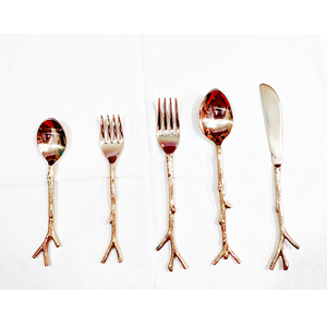 Ensembles de couverts de table à manger sobre simple en laiton avec vernis et laque à vendre ensembles de couverts de conception unique pour la vaisselle - Product Image 5