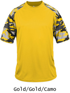 Camouflage Baseball Training Vente en gros Unisexe Compression Running Fitness Séchage rapide Serré à manches courtes Sport Jogging Sportswear - Product Image 5