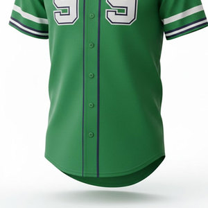 OEM Custom Breathable <b>Baseball</b> Jersey with Durable Construction Soft Fabric Quick Dry for Team Uniforms and Casual Wear - Product Image 3