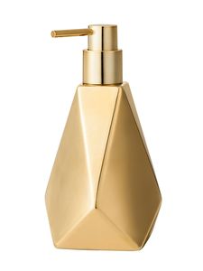 Distributeur de savon en laiton au fini élégant pour une décoration de salle de bain haut de gamme offrant un look moderne et propre - Product Image 4