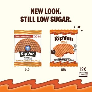Rip <b>Van</b> Wafels Dutch Caramel & Vanilla Stroopwafels, 12 Count - Product Image 2