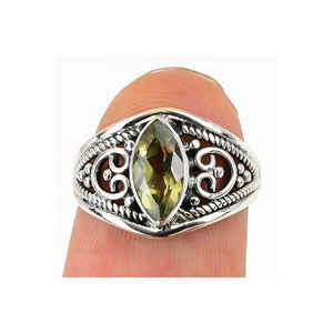 925 anillos de joyería fina de plata esterlina sólida piedra lunar arcoíris única piedra preciosa clásica para fiesta regalo del Día de San Valentín para ella - Product Image 3