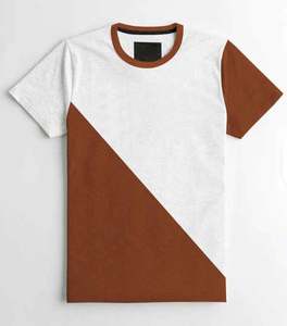 Camiseta de Hombre Nueva, 100% Algodón, Logotipo Personalizado, Transpirable, Cuello Redondo, Informal, Servicio OEM, Camiseta Personalizada para Hombre - Product Image 3