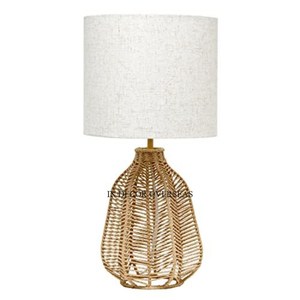 Más vendidos, soporte de Metal resistente de diseñador Floral chapado en oro de alta calidad para parte superior blanca y Base, decoración del hogar, lámparas de mesa de lujo - Product Image 3