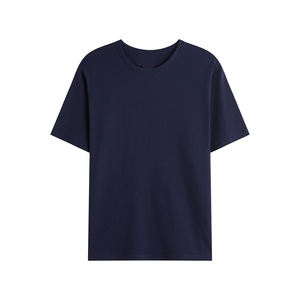 T-shirt unisexe en jersey 100 % coton, écologique, respirant, décontracté, pour homme, motif uni personnalisé, tissu tricoté, 220 grammes, vêtements de sport - Product Image 6