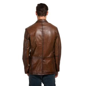 Giacca Blazer da uomo in pelle