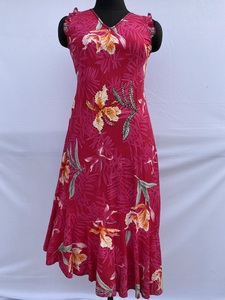 Vestido de algodón con logotipo personalizado para mujer, vestido adelgazante con patrón de puntos ondulados, vestidos largos con estampado Floral grande, moda étnica Retro - Product Image 2