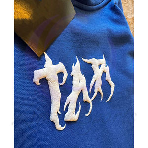 Bon fournisseur 2025 conception personnalisée couleur violette votre propre impression bouffante à l'acide hommes 100% survêtements en coton biologique - Product Image 5