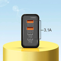 Pengisi Daya Dinding Universal Cube 2 Port USB 120W Pengisian Cepat QC3.0 Bahan Tahan Api PC Perlindungan Arus Berlebih Berbagai Warna