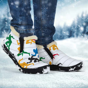 Chaussures de course d'hiver pour hommes avec empeigne synthétique colorée pour des aventures hivernales ! - Product Image 5