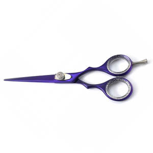 Tijeras de Peluquería Profesionales de Acero Inoxidable de 6.5 Pulgadas con Mango Morado Reutilizables, Multiusos, para Corte de Precisión y Estilismo para Barberos - Product Image 5
