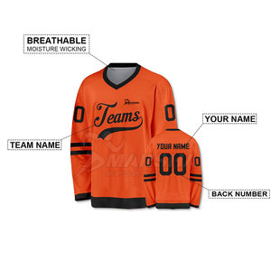 Jersey de Hockey sobre Hielo Personalizado con el Mejor Diseño 2026, Jersey de Hockey sobre Hielo Profesional de Alta Calidad - Product Image 4